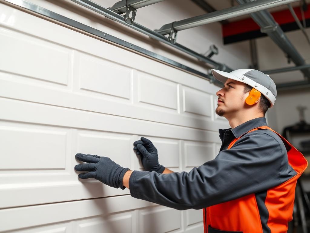 Garage door installation service by North Hampton Garage Doors team