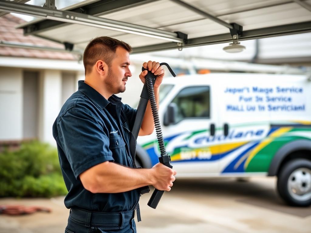 Professional garage door repair service by North Hampton Garage Doors
